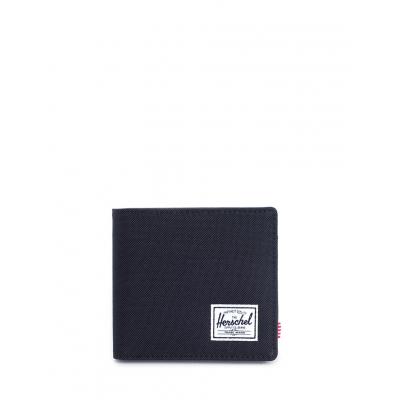 Peněženka Herschel Supply Hank Large Black/Black Pebbled Synthetic Leather