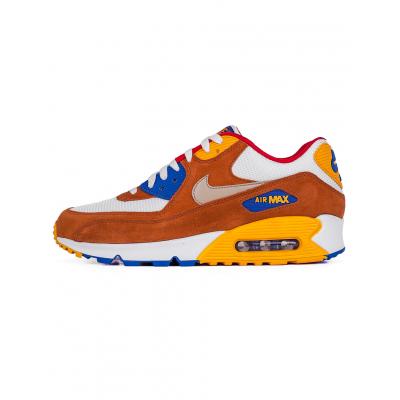 Sneakers - tenisky Nike Nike Air Max 90 Premium WHITE/MTLC GLD GRN-TWNY-GM RYL