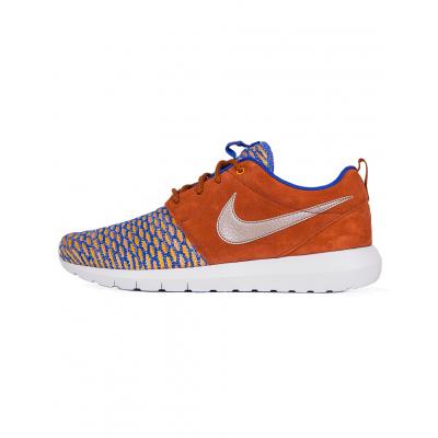 Sneakers - tenisky Nike Nike Roshe One Flyknit Premium GAME ROYAL/MTLC GLD GRAIN-TWNY
