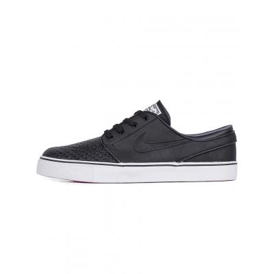 Sneakers - tenisky nike Nike SB Air Zoom Stefan Janoski Leather BLACK/BLACK-WHITE-UNVRSTY RED