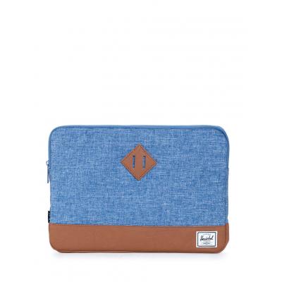 Herschel Supply Heritage Sleeve for 13 inch MacBook Limoges Crosshatch / Tan Synthetic Leather