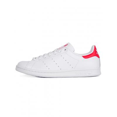 Sneakers - tenisky Adidas Originals STAN SMITH RUNWHT/RUNWHT/COLRED