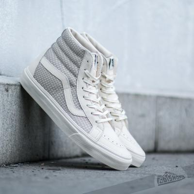 Vans Sk8-Hi Reissue + (Snake Leather) Antique White
