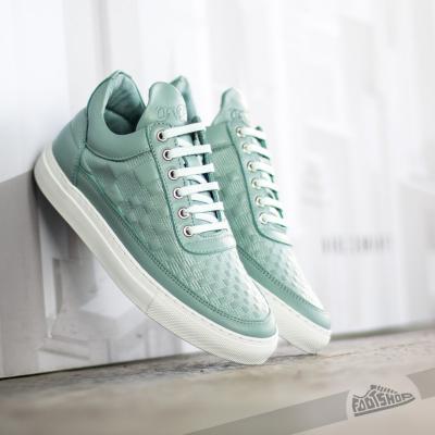 Filling Pieces Low Top Stripe Quilted Blue Ice