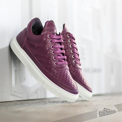 Filling Pieces Low Top Stripe Quilted Purple