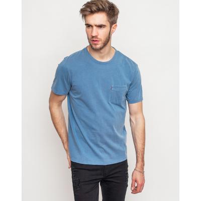 Jednobarevná Levi´s® Sunset Pocket Tee Copen Blue