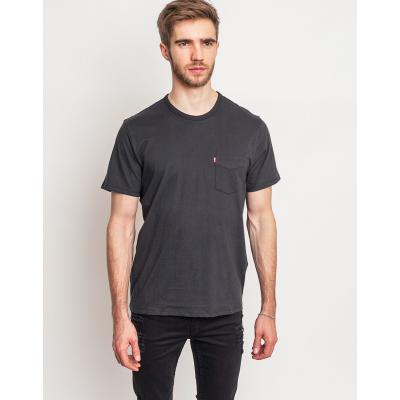 Jednobarevná Levi´s® Sunset Pocket Tee 59 JET BLACK