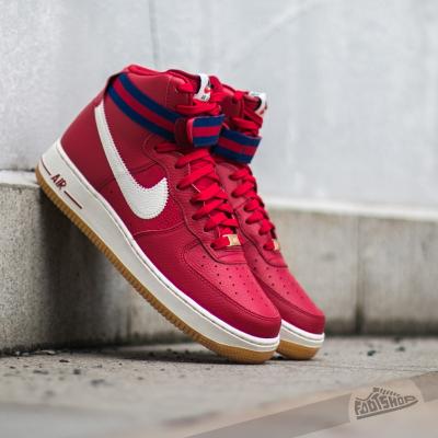 Nike Air Force 1 High ´07 Gym Red/ Sail Deep Royal Blue Gym Light