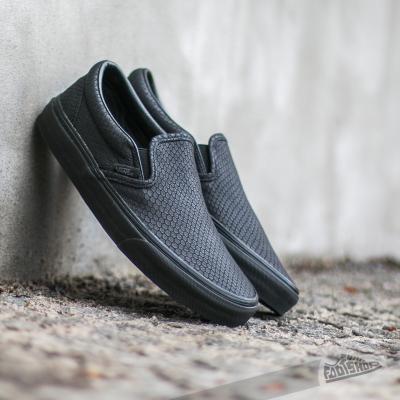 Vans Classic Slip-On + Snake Leather Black