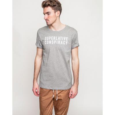 Triko WeSC superlative conspiracy grey melange