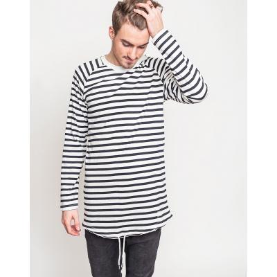 Triko DRMTM Stripe Longsleeve Black/White