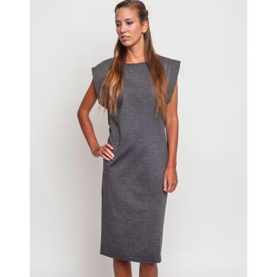 Šaty Ichi LOREEN Dark Grey Melange