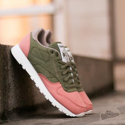 Reebok Classic Leather Clean 60C40N Rustic Clay/Canopy Green