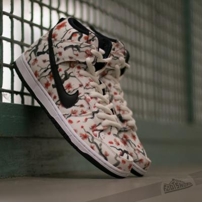 Nike Dunk High PRO SB Sail/ Black Lt Crimson White