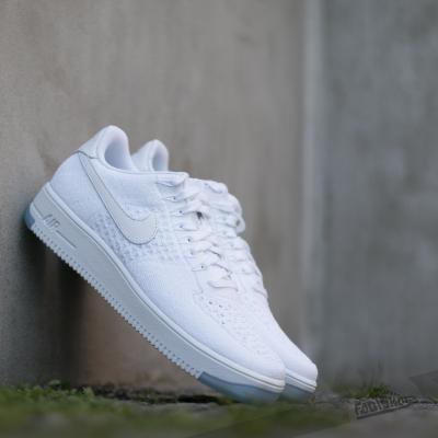 Nike Air Force 1 Ultra Flyknit Low White/ White- Ice