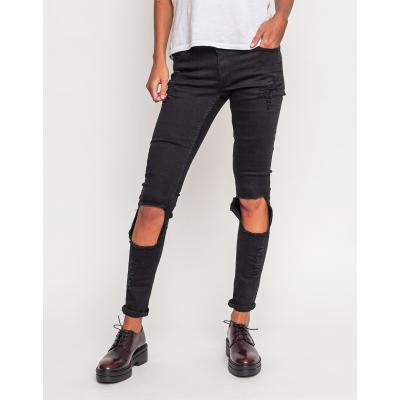 Kalhoty Cheap Monday Slim Destroy black