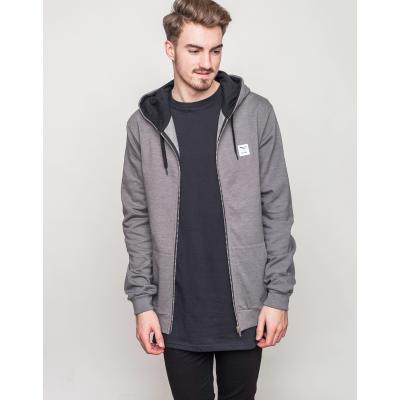 Mikina Iriedaily Color Flag Zip Hood charc mel.