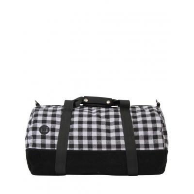 Taška Mi-Pac Duffel Gingham Grey/Black