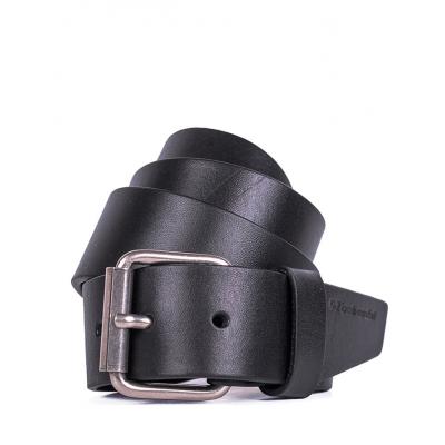 Pásek Loreak Mendian BELTS PACO LEATHER Black