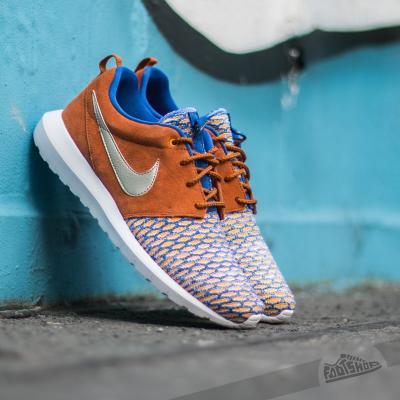 Nike Roshe NM Flyknit PRM Game Royal/ MTLC Gold Grain Tawny