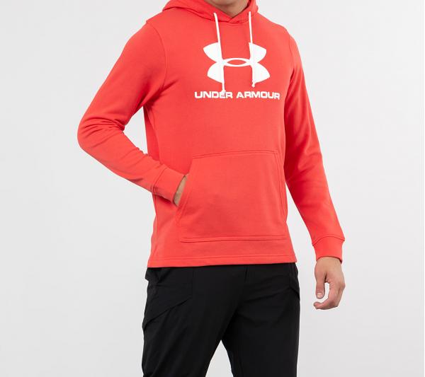 Under Armour Sportstyle Terry Logo Hoodie Red