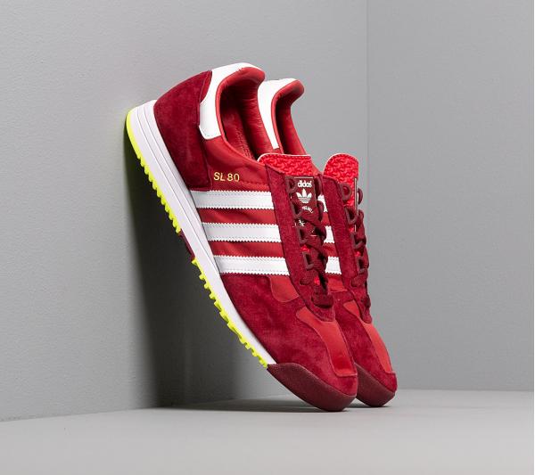 adidas SL 80 Scarlet/ Ftw White/ Core Burgundy