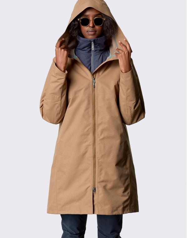 Houdini Sportswear W's One Parka Fudge L