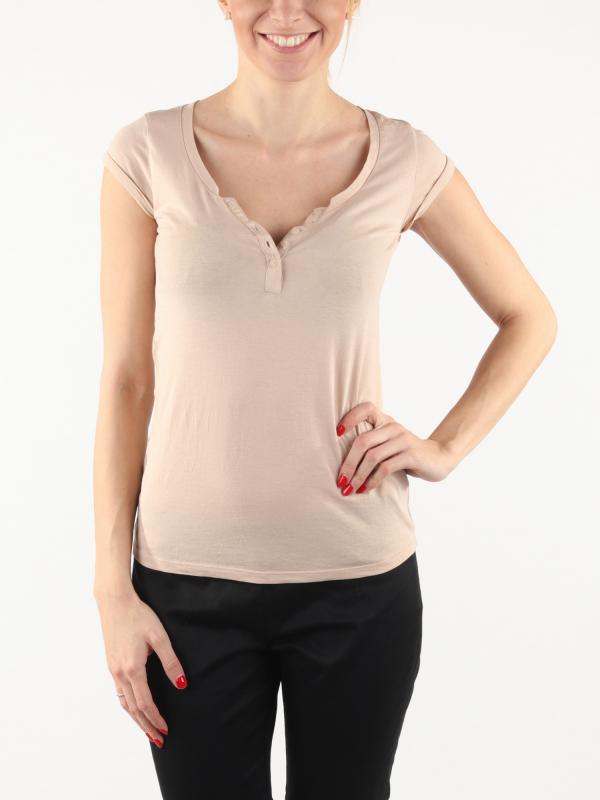 Tričko Terranova Camicia Béžová