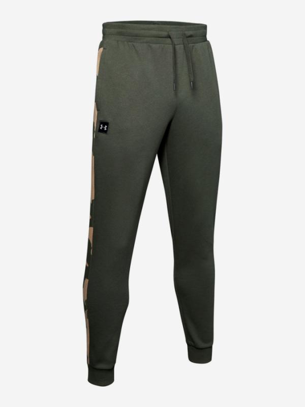 Tepláky Under Armour Rival Fleece Printed Jogger-Grn Zelená