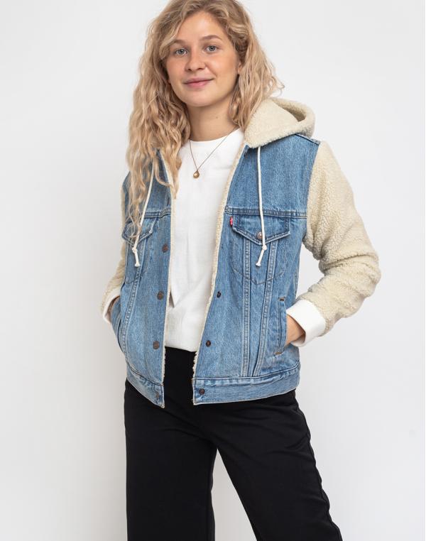 Levi's® Exbf Sherpa Slv Trucker Light Blue L