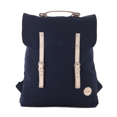 Batoh Enter Backpack  Navy/Natural Leather