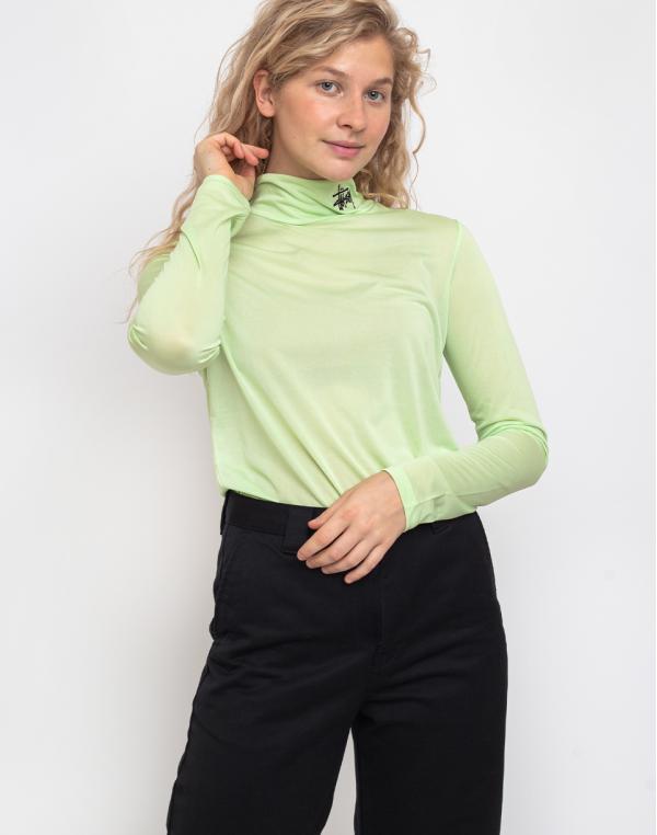 Stüssy Monty Tissue Mock Neck Lime S