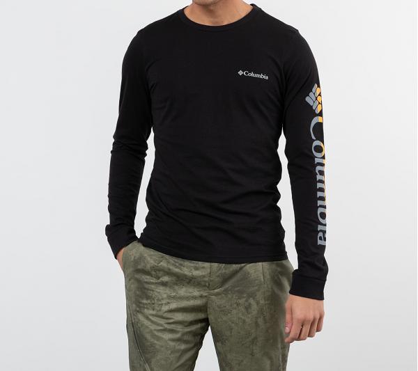 Columbia Lodge Long Sleeve Graphic Tee Black