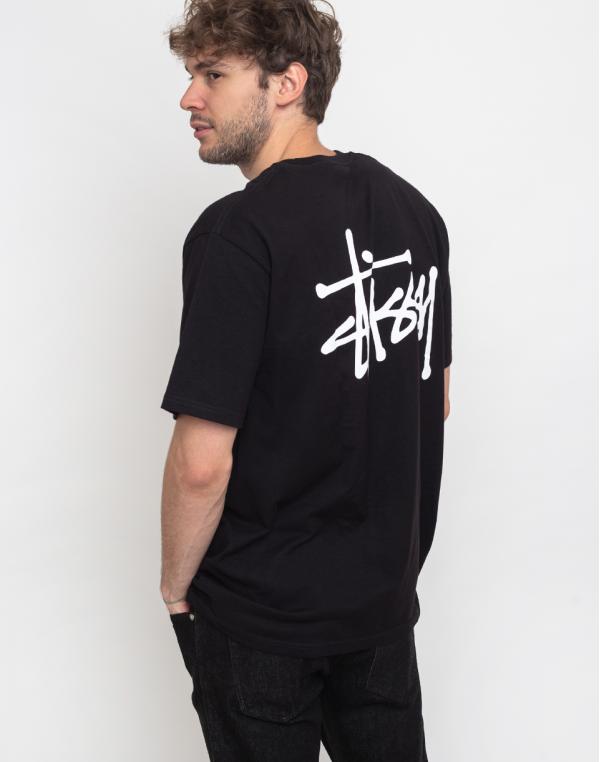 Stüssy Basic Tee Black M