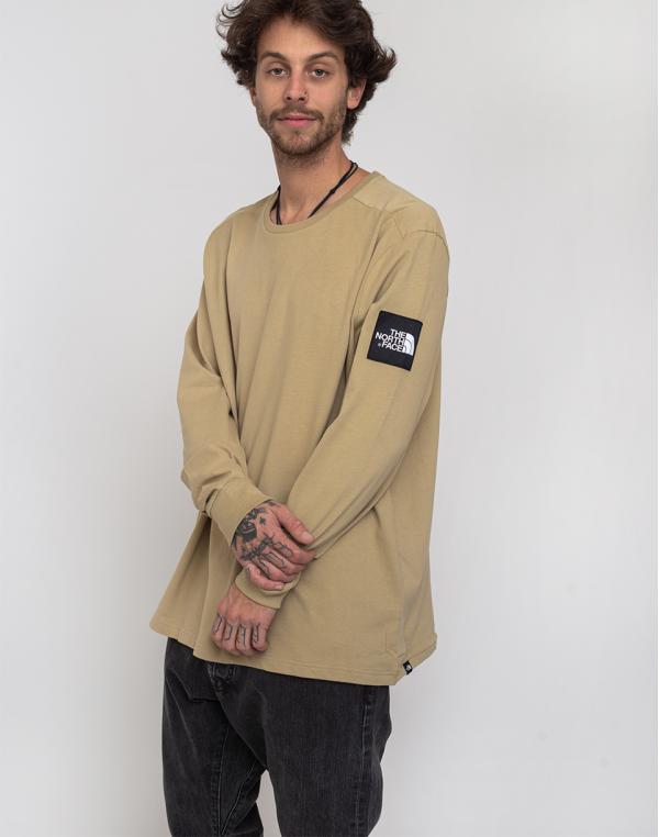 The North Face L/S Fine 2 Tee Twill Beige XL