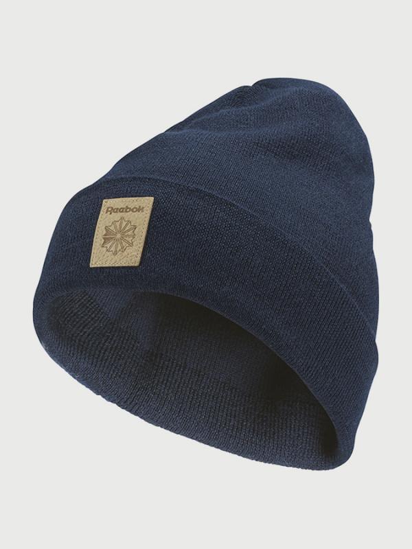 Čepice Reebok Classic CL Fo Beanie Modrá