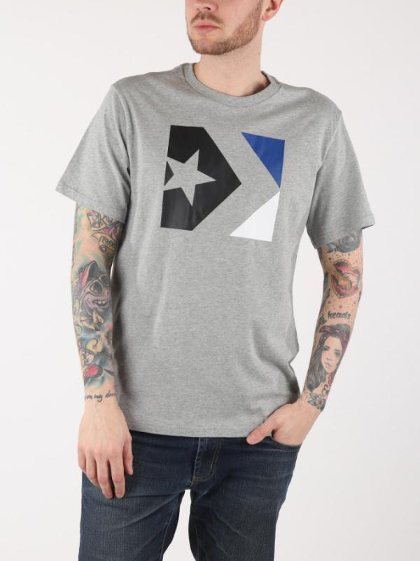 Tričko Converse M Star Chevron Box Tee Šedá