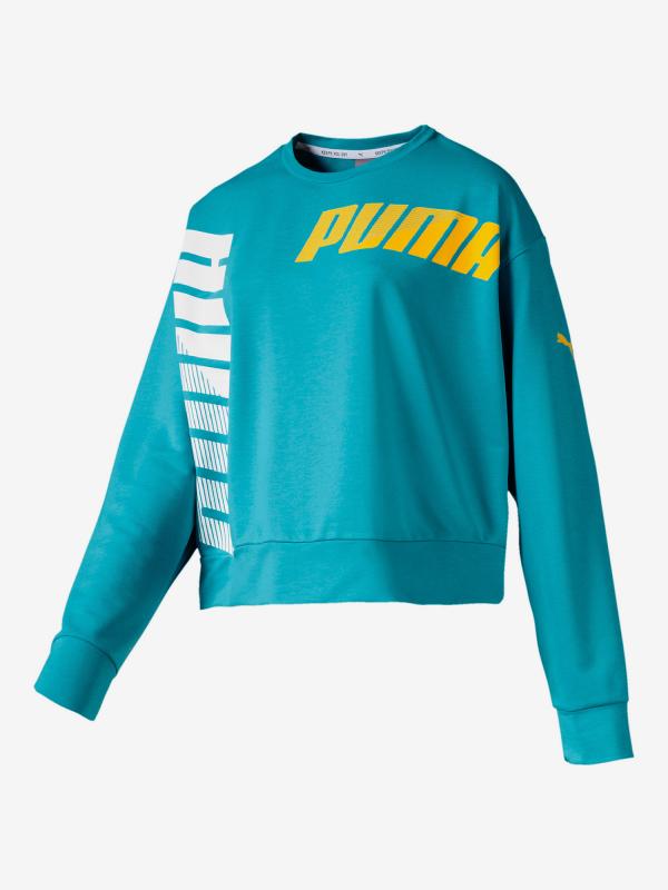 Mikina Puma Modern Sport Crew Sweat Modrá