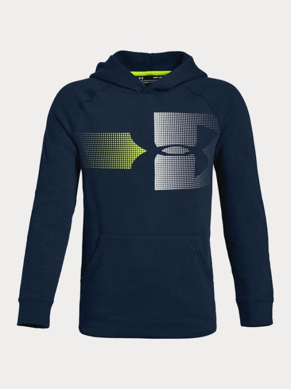 Mikina Under Armour Rival Logo Hoody Modrá
