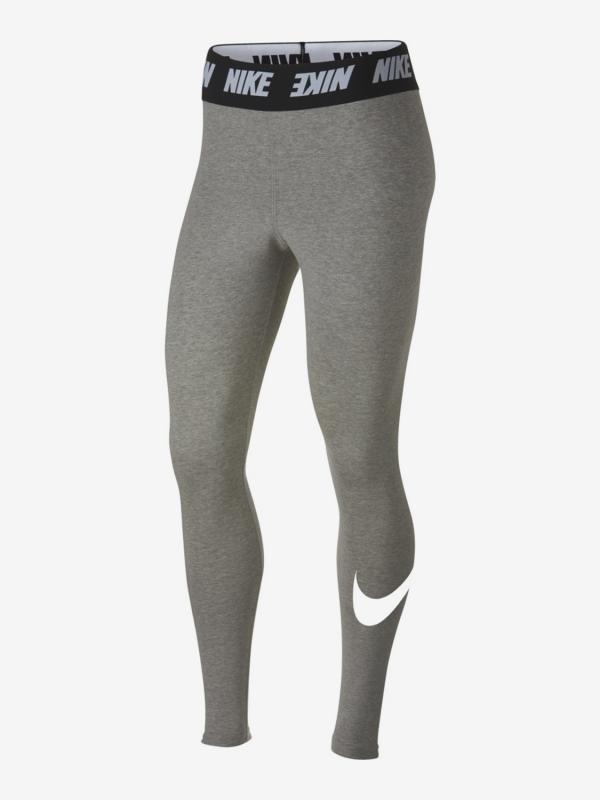 Legíny Nike W Nsw Legging Club Hw Šedá