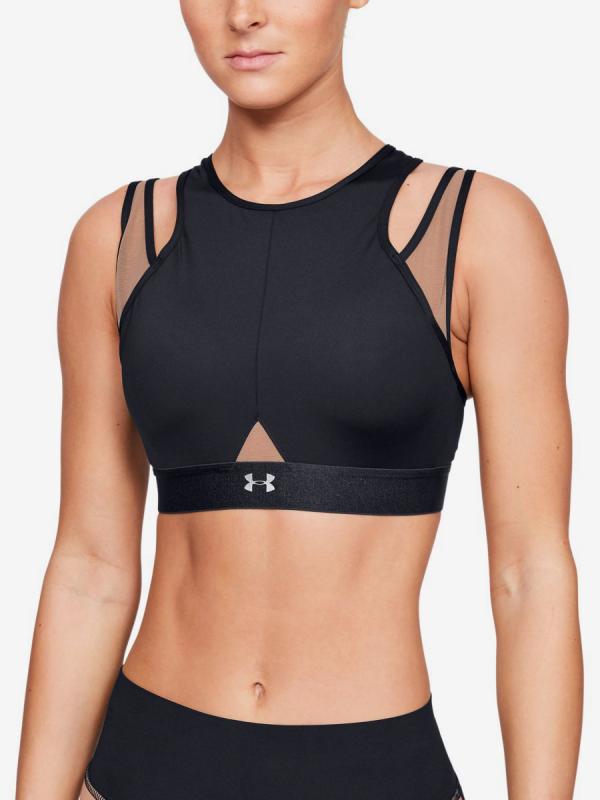 Kompresní podprsenka Under Armour Perpetual Bra -Blk Černá