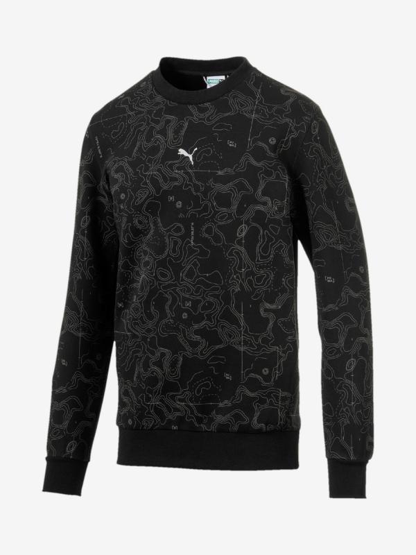 Mikina Puma Epoch Crew Aop Černá