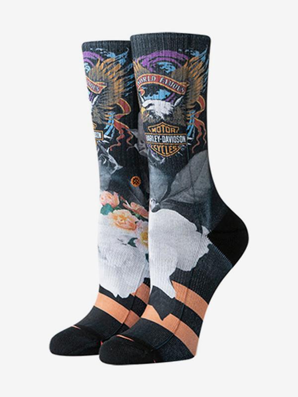 Ponožky Stance Harley Flower Black Barevná