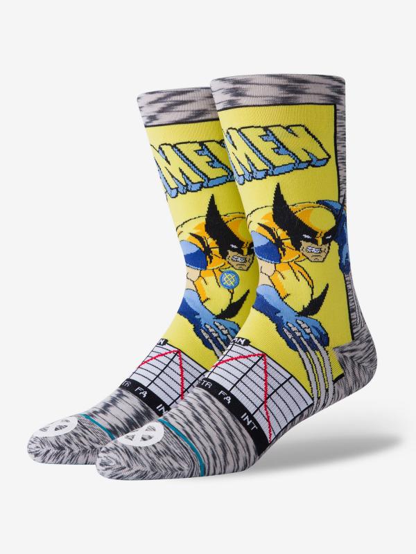Ponožky Stance Wolverine Comic Grey Barevná