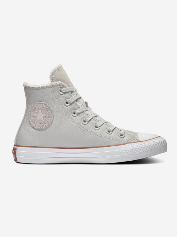 Boty Converse Chuck Taylor All Star Faux Shearling Šedá