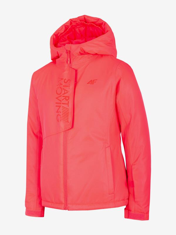 Bunda 4F Jkudn400 Ski Jacket Růžová