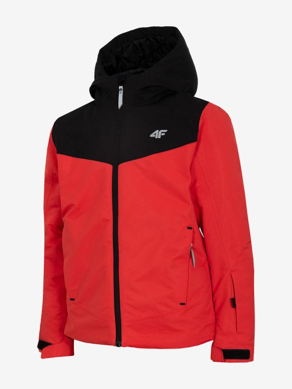 Bunda 4F Jkumn400 Ski Jacket Červená
