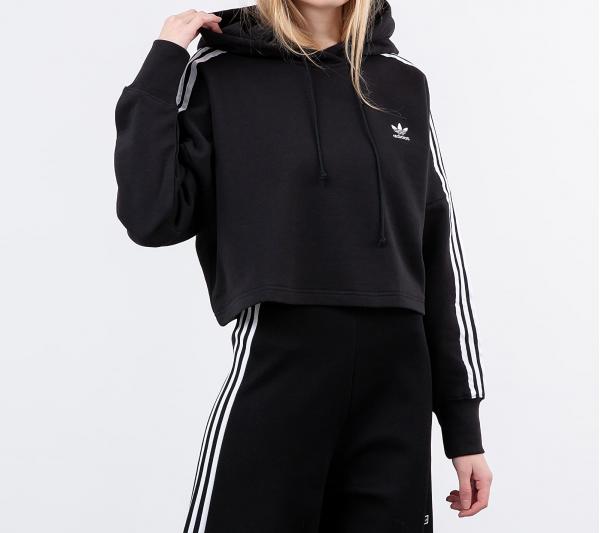 adidas Cropped Hoodie Black