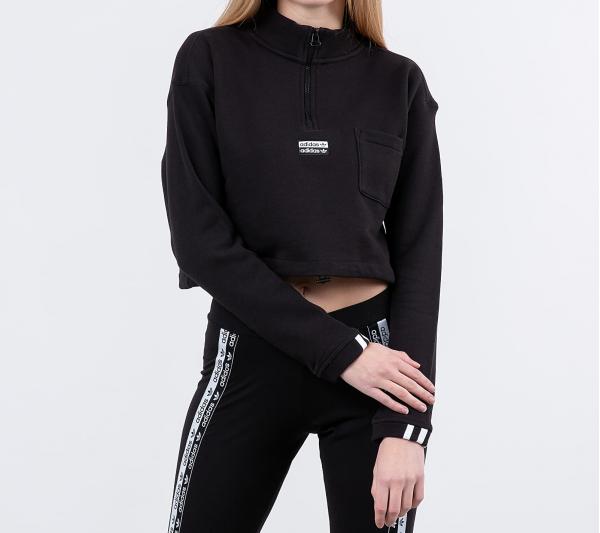 adidas Cropped Pullover Black