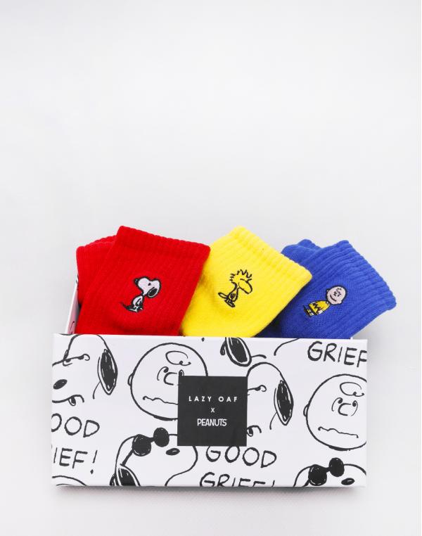 Lazy Oaf Lazy Oaf x Peanuts Sock Pack Multi